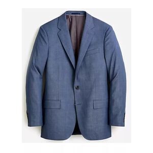 J Crew NWT Men's Classic Fit Ludlow Jacket Italian Stretch‎ Worsted Wool 42RBlue